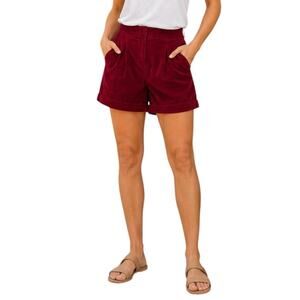 XXI Forever 21 Burgandy Cotton Shorts, M